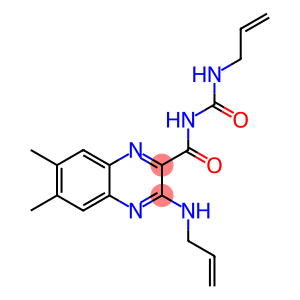 6,7-Dimethyl-3-(allylamino)-N-(N-allylcarbamoyl)quinoxaline-2-carboxamide