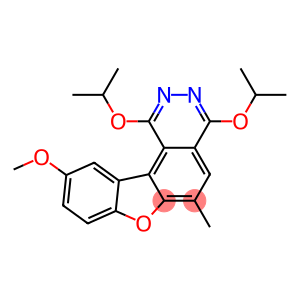 1,4-Di(isopropyloxy)-6-methyl-10-methoxy-2,3-diaza-7-oxa-7H-benzo[c]fluorene