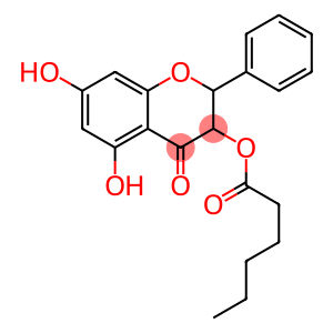 5,7-Dihydroxy-3-hexanoyloxyflavanone