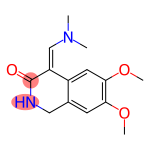 1,4-Dihydro-6,7-dimethoxy-4-(dimethylaminomethylene)isoquinolin-3(2H)-one