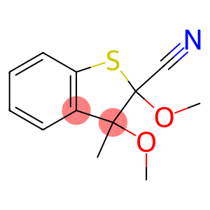 2,3-Dihydro-3-methyl-2,3-dimethoxybenzo[b]thiophene-2-carbonitrile