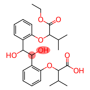 2,2'-[(1,2-Dihydroxyethylene)bis(2,1-phenyleneoxy)]bis(isovaleric acid ethyl) ester