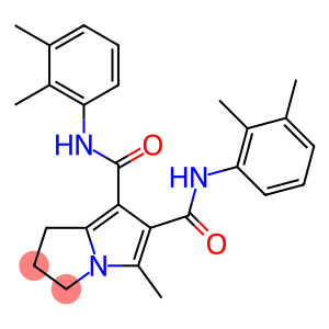 6,7-Dihydro-3-methyl-N,N'-bis(2,3-dimethylphenyl)-5H-pyrrolizine-1,2-dicarboxamide