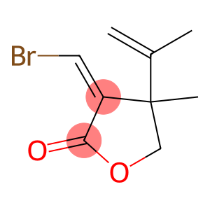 4,5-Dihydro-3-bromomethylene-4-methyl-4-(1-methylethenyl)furan-2(3H)-one