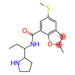 2,3-Dihydro-2-methyl-5-(methylthio)-N-[1-ethyl-2-pyrrolidinylmethyl]benzofuran-7-carboxamide