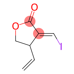 4,5-Dihydro-3-iodomethylene-4-ethenylfuran-2(3H)-one