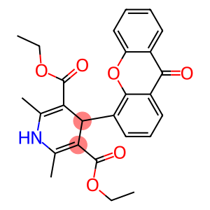1,4-Dihydro-2,6-dimethyl-4-(9-oxo-9H-xanthen-4-yl)pyridine-3,5-dicarboxylic acid diethyl ester