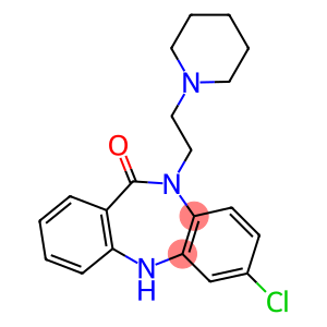 10,11-Dihydro-7-chloro-10-(2-piperidinoethyl)-5H-dibenzo[b,e][1,4]diazepin-11-one