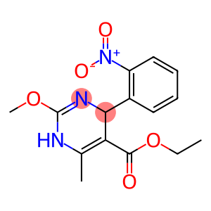 1,4-Dihydro-2-methoxy-4-(2-nitrophenyl)-6-methylpyrimidine-5-carboxylic acid ethyl ester