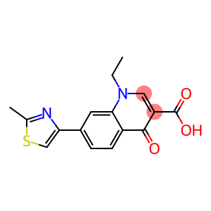 1,4-Dihydro-1-ethyl-4-oxo-7-[2-methylthiazol-4-yl]quinoline-3-carboxylic acid