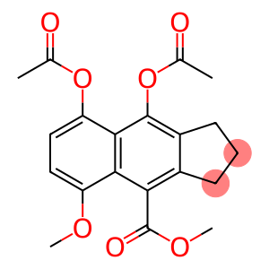 2,3-Dihydro-8,9-diacetoxy-5-methoxy-1H-benz[f]indene-4-carboxylic acid methyl ester