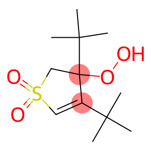 2,3-Dihydro-3,4-di-tert-butyl-3-hydroperoxythiophene 1,1-dioxide