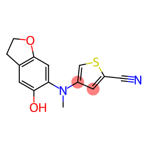 4-[[(2,3-Dihydro-5-hydroxybenzofuran)-6-yl]methylamino]thiophene-2-carbonitrile