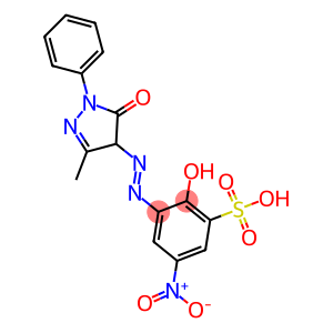 3-[[(4,5-Dihydro-3-methyl-5-oxo-1-phenyl-1H-pyrazol)-4-yl]azo]-2-hydroxy-5-nitrobenzenesulfonic acid