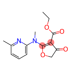 4,5-Dihydro-2-[methyl(6-methylpyridin-2-yl)amino]-4-oxofuran-3-carboxylic acid ethyl ester