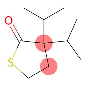 4,5-Dihydro-3,3-diisopropylthiophen-2(3H)-one