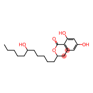 3,4-Dihydro-6,8-dihydroxy-3-(6-hydroxyundecyl)-1H-2-benzopyran-1-one