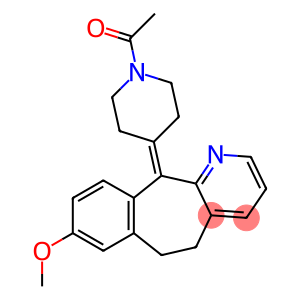 5,6-Dihydro-11-(1-acetyl-4-piperidinylidene)-8-methoxy-11H-benzo[5,6]cyclohepta[1,2-b]pyridine