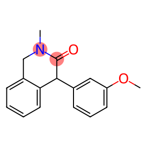 1,4-Dihydro-2-methyl-4-(3-methoxyphenyl)isoquinolin-3(2H)-one