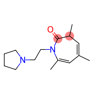 1,3-Dihydro-1-[2-(1-pyrrolidinyl)ethyl]-3,5,7-trimethyl-2H-azepin-2-one