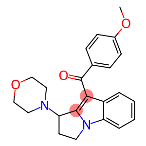 2,3-Dihydro-9-(4-methoxybenzoyl)-1-morpholino-1H-pyrrolo[1,2-a]indole