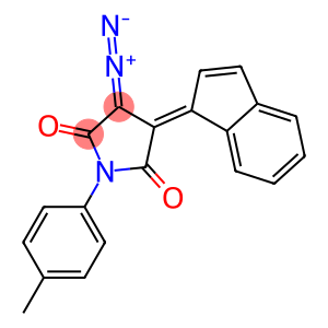 Dihydro-1-(4-methylphenyl)-3-diazo-4-(1H-inden-1-ylidene)-1H-pyrrole-2,5-dione