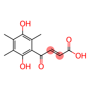 4-(2,5-Dihydroxy-3,4,6-trimethylphenyl)-4-oxo-2-butenoic acid