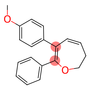 6,7-Dihydro-2-phenyl-3-(4-methoxyphenyl)oxepin
