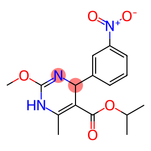 1,4-Dihydro-2-methoxy-4-(3-nitrophenyl)-6-methylpyrimidine-5-carboxylic acid isopropyl ester