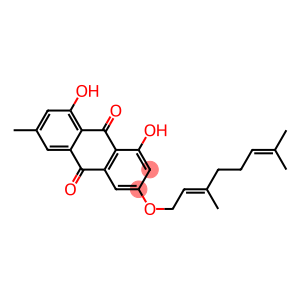 1,8-Dihydroxy-3-[[(2E)-3,7-dimethyl-2,6-octadienyl]oxy]-6-methyl-9,10-anthraquinone
