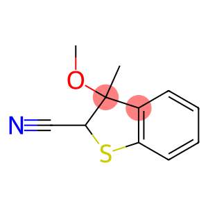2,3-Dihydro-3-methyl-3-methoxybenzo[b]thiophene-2-carbonitrile