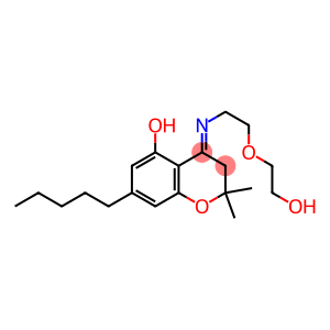 3,4-Dihydro-2,2-dimethyl-4-[2-(2-hydroxyethoxy)ethylimino]-7-pentyl-2H-1-benzopyran-5-ol