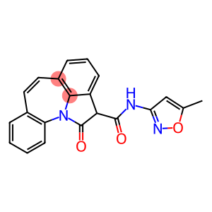 1,2-Dihydro-1-oxo-N-(5-methyl-3-isoxazolyl)indolo[1,7-ab][1]benzazepine-2-carboxamide