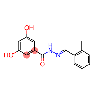 3,5-dihydroxy-N'-[(E)-(2-methylphenyl)methylidene]benzohydrazide