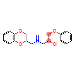 1-[(2,3-dihydro-1,4-benzodioxin-2-ylmethyl)amino]-3-phenoxy-2-propanol