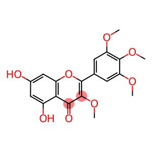5,7-dihydroxy-3-methoxy-2-(3,4,5-trimethoxyphenyl)-4H-chromen-4-one