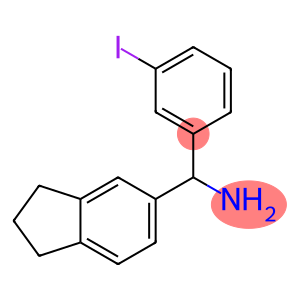 2,3-dihydro-1H-inden-5-yl(3-iodophenyl)methanamine