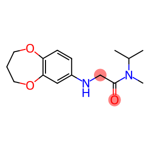 2-(3,4-dihydro-2H-1,5-benzodioxepin-7-ylamino)-N-methyl-N-(propan-2-yl)acetamide