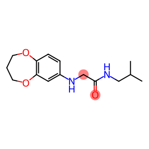 2-(3,4-dihydro-2H-1,5-benzodioxepin-7-ylamino)-N-(2-methylpropyl)acetamide