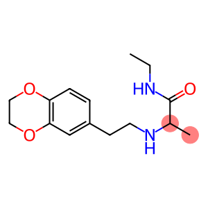 2-{[2-(2,3-dihydro-1,4-benzodioxin-6-yl)ethyl]amino}-N-ethylpropanamide