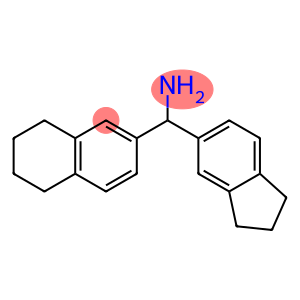 2,3-dihydro-1H-inden-5-yl(5,6,7,8-tetrahydronaphthalen-2-yl)methanamine