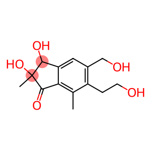 2,3-dihydroxy-6-(2-hydroxyethyl)-5-(hydroxymethyl)-2,7-dimethyl-3H-inden-1-one