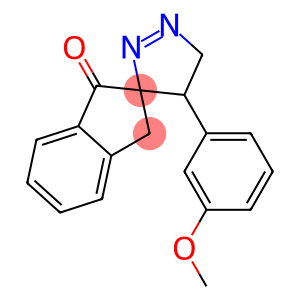 4',5'-dihydro-4'-(5-methoxyphenyl)spiro[indene-2(1H),3'-[3H]pyrazole]-1-one