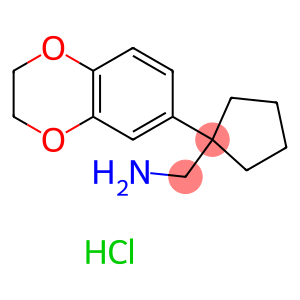 [1-(2,3-dihydro-1,4-benzodioxin-6-yl)cyclopentyl]methylamine hydrochloride