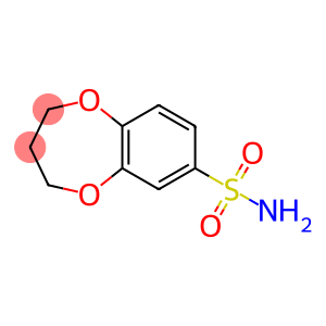 3,4-DIHYDRO-2H-1,5-BENZODIOXEPINE-7-SULFONAMIDE
