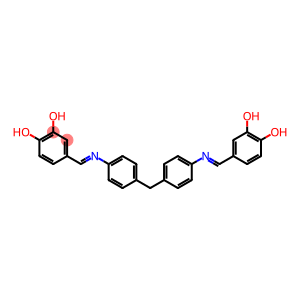 4-{[(4-{4-[(3,4-dihydroxybenzylidene)amino]benzyl}phenyl)imino]methyl}benzene-1,2-diol