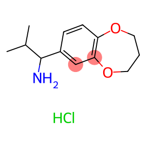 1-(3,4-DIHYDRO-2H-1,5-BENZODIOXEPIN-7-YL)-2-METHYLPROPAN-1-AMINE HYDROCHLORIDE