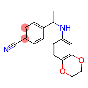 4-[1-(2,3-dihydro-1,4-benzodioxin-6-ylamino)ethyl]benzonitrile