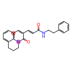 3-(2,3-DIHYDRO-5-OXO-(1H,5H)-BENZO[IJ]QUINOLIZIN-6-YL)-N-(PHENYLETHYL)-(2E)-PROPENAMIDE