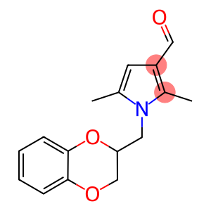 1-(2,3-DIHYDRO-1,4-BENZODIOXIN-2-YLMETHYL)-2,5-DIMETHYL-1H-PYRROLE-3-CARBALDEHYDE